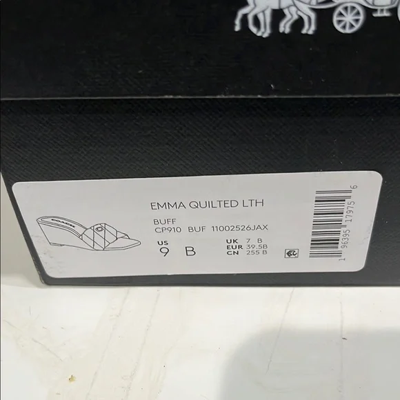 NWB Coach Emma Quilted Wedge - Picture 4 of 10